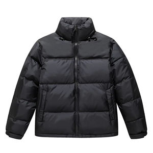 Chaqueta acolchada de hombre de mejor diseño 2025, abrigo de burbujas grueso ajustado cálido de invierno de alta calidad, prendas de vestir exteriores, estilo informal con cuello levantado - Product Image 4