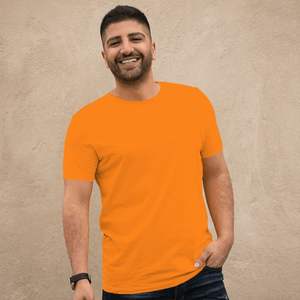 Unisex 100% algodón sólido Fitness camiseta 120gsm largo blanco bordado estampado 220gsm INS modelo en blanco camisetas para hombres - Product Image 1