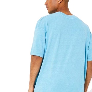 Best Selling Customized Logo Breathable <b>Knitted</b> Solid Summer Casual 2-Piece Oversized Men's Shorts <b>Set</b> with Embroidery 2027 - Product Image 4