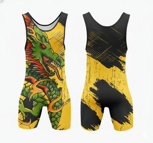 Combinaisons de lutte personnalisées avec logo - Unisexe 100% polyester extensible respirant à séchage rapide Vêtements de sport - Product Image 2