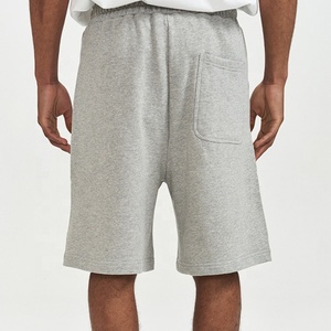 Ropa informal con cordón francés Terry Training Unisex Fleece algodón Jogging Shorts Sweat Gym Shorts para hombres - Product Image 3