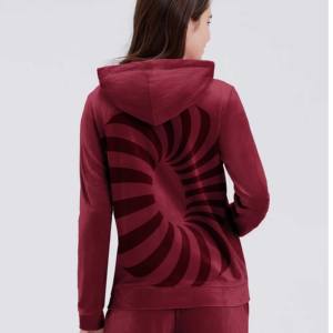 Chándal de Terciopelo para Mujer, el Más Vendido del 2026, con Capucha, 100% Algodón, Terciopelo Personalizado, Nuevo Estilo, Diseño Sólido para Chicas - Product Image 3