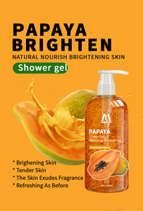 <span class=keywords><strong>Gel</strong></span> <span class=keywords><strong>douche</strong></span> exfoliant pour le corps à la papaye, <span class=keywords><strong>prix</strong></span> d'usine, vente chaude, blanchissant et lissant la peau, lavage corporel - Product Image 4