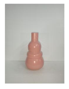 Vase à fleurs en métal rose personnalisé en usine |   Vase décoratif en métal de style nordique pour la maison et le bureau |   Vase à fleurs élégant finition mate - Product Image 1