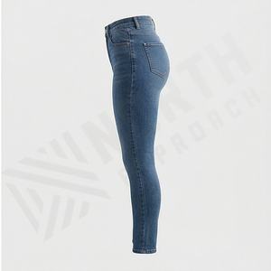 Jeans skinny pour femmes, denim extensible, coupe slim, taille haute, pantalon skinny, meilleure qualité, jeans denim les plus demandés - Product Image 3