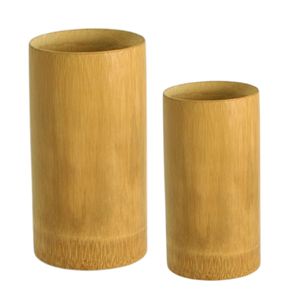 Handcrafted Bamboo <b>Cup</b> Sustainable Drinking Glass for Home & Cafe - Product Image 3
