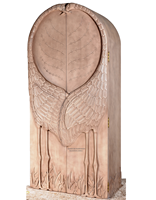 Armoires de chambre à coucher pliables en bois, grand format, style minimaliste moderne, écologiques, durables, 3 étagères, pour salon et atelier