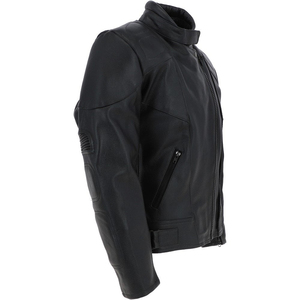 Servicio OEM Chaquetas de cuero de carreras de motos Protección completa Cuello con capucha Nueva chaqueta de cuero de tela para hombres - Product Image 4