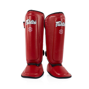 Espinilleras Fairtex de Cuero de Alta Calidad, Protector de Piernas y Pies Profesional Hecho a Medida para MMA, Muay Thai y Kickboxing - Product Image 1