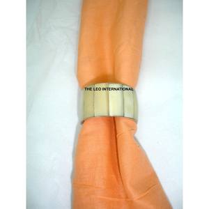 Aluminium Métal Anchor Look Shinny Polish Serviette Rond Fancy Style Luxury Handmade Hot Selling Excellente Qualité - Product Image 2