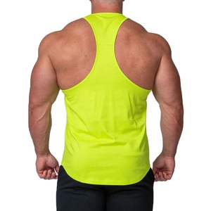 Wholesale Customizable Men's Sporty 100% Cotton <b>Singlet</b> Sportswear with Offset Printing for Gym Fitness - Product Image 6