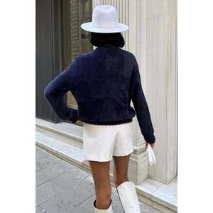 Suéter de Felpa Premium para Invierno, Estilo Casual con Accesorios-1367 - Product Image 6