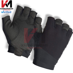 Guantes de Ciclismo para Hombre y Mujer, Medios Dedos, Unisex, con Almohadilla de Gel, para Bicicleta de Montaña, con Agarre Antideslizante, Transpirables, con Absorción de Impactos en la Palma - Product Image 3