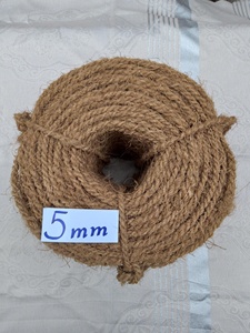 Cuerda de fibra de coco natural de alta calidad Cuerda fuerte y duradera para manualidades y hogar - Product Image 3