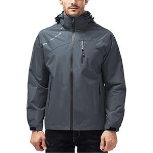 Chaqueta Impermeable Unisex de Alta Calidad con Cremallera y Diseño Personalizado para Hombre, Tejido Transpirable y Resistente al Viento para Otoño, Venta al por Mayor - Product Image 1