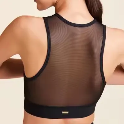 Striped sport woman clothes fitness wear sports yoga set active wear Seamless Hot 2024 fashion wear thermal bra