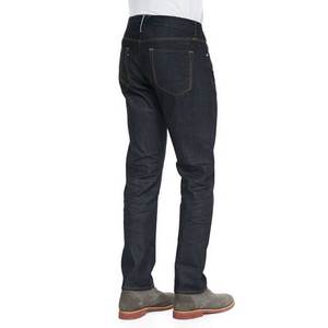 Denim Pants Men Straight Stretch Caausl <b>Work</b> Mens <b>Jeans</b> Trousers Mid Rise Black Anti Theft Denim Pants Designer Size 40 42 44 - Product Image 2