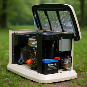 Tuyaux de carburant pour générateur Generac 2,3 L en acier inoxydable ignifuge pour 15-20 kW - Product Image 3