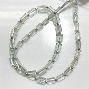 Alta calidad aguamarina suave rectángulo forma cuentas aguamarina liso Chewingum forma al por mayor cuentas - Product Image 3