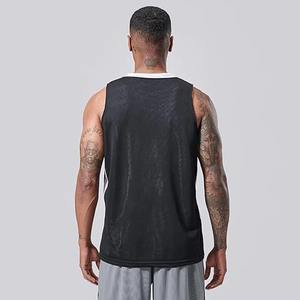 Maillots de basket-ball unisexes personnalisés de haute qualité, respirants, 100% polyester, sans manches, vente en gros, dernier design - Product Image 4