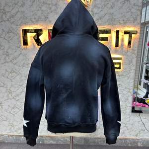 Top qualité réglable prix le plus demandé fermeture éclair à capuche bouffée imprimé fabriqué en usine pas cher prix sweats à capuche hommes sweats à capuche - Product Image 6