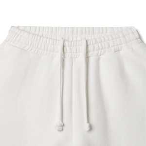 <b>White</b> Color Embroidery Heavy Weight Stacked Flare Sweat Pants Fleece Straight Leg <b>Trousers</b> Vintage Acid Wash Sweatpants for <b>Men</b> - Product Image 4