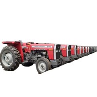 Venta al por Mayor de Tractores Agrícolas Compactos AGCO de 50HP, Mini Tractores de Jardín con Tracción en 2 Ruedas, Caja de Cambios, Dirección Hidrostática y Componentes Principales del Motor
