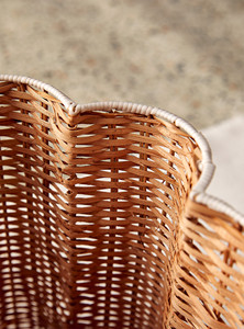 Delightful Lovely Floral <b>Rattan</b> Wastebasket <b>Storage</b> <b>Baskets</b> Best Selling Woven <b>Rattan</b> <b>Storage</b> <b>Basket</b> Made in Vietnam - Product Image 6