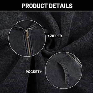 เสื้อฮู้ดโอเวอร์ไซส์ใส่ได้ทั้งชายและหญิงเสื้อมีฮู้ดโอเวอร์ไซส์ทำจากผ้าเฟรนช์เทอร์รี่ออกแบบโลโก้ได้ตามที่ต้องการดีไซน์ดิจิตอลลายซักสไตล์ปักปักลายสีพื้น - Product Image 6