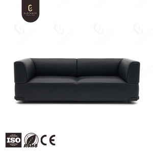 أريكة إيطالية ممتازة كبيرة الحجم أثاث غرفة معيشة فاخر أريكة أنيقة عصرية عالية الجودة جلد أصلي مقطعي - Product Image 4