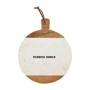 Tabla de cortar blanca de excelente calidad, tabla de cortar hecha a mano, tabla de cortar clásica y elegante al por mayor - Product Image 2