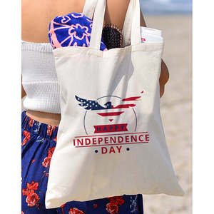 Bolsa de Mano American Eagle para el 4 de Julio, Gran Capacidad, Lona Resistente al Agua, para Uso Diario, Diseño Abierto, para Verano, Otoño e Invierno - Product Image 1
