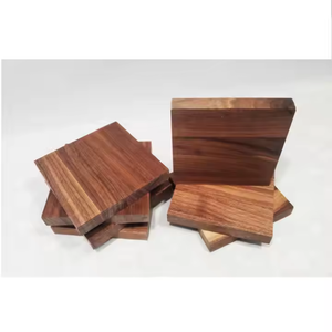 Posavasos de madera de diseño moderno para cerveza de forma cuadrada de tamaño personalizado y copa de vino, posavasos de madera de Crescent Crafts - Product Image 1