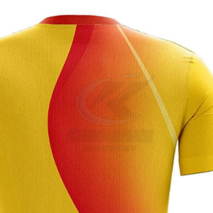 เสื้อฟุตบอลแขนสั้นฤดูร้อนคุณภาพสูงสั่งทำพิเศษ ระบายอากาศได้ดี แห้งเร็ว ผลิตจากโพลีเอสเตอร์ 100% ขายดีที่สุดในกลุ่มสินค้า MOQ ต่ำ - Product Image 5