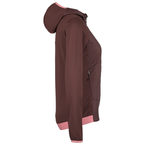 Chaqueta de manga de punto con forro polar y plumón híbrido personalizado para mujer al aire libre senderismo escalada OEM repelente al agua para mujer - Product Image 3