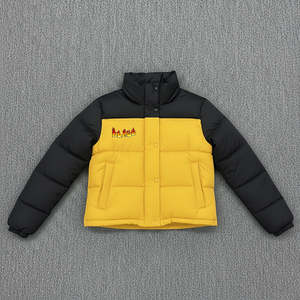 Chaqueta de Invierno Acolchada para Mujer, de Alta Calidad, Transpirable, Ligera, con Relleno de Algodón, Cuello Alto, Estilo Burbuja, para Uso Casual - Product Image 4