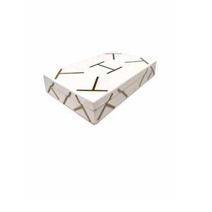 Boîte organisateur de bijoux tressée en os blanc boîte de rangement d'incrustation d'os moderne boîte à souvenirs polyvalente pour accessoires de bijoux - Product Image 3