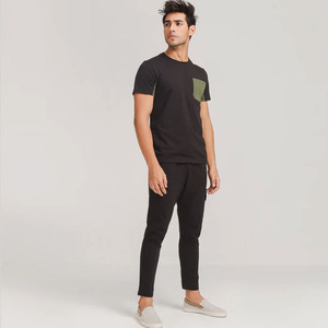 เสื้อยืดผ้าฝ้าย100% ลายเรียบสำหรับผู้ชายเสื้อยืดปากีสถาน - Product Image 6