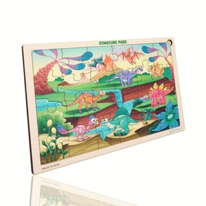 Custom Wooden Dinosaur Puzzle - Educational Jigsaw <b>Toy</b> <b>for</b> <b>Toddlers</b> 2-4 Years, OEM/ODM Factory Price - Product Image 2
