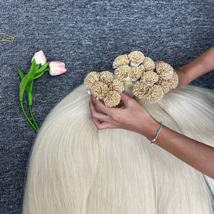 100% Raw Virgin Vietnamita Cabello liso con infusión de queratina Sombra rubia Pelucas de cabello humano de encaje completo Longitud larga Alta densidad VQHAIR - Product Image 5