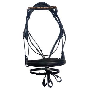 Brides réglables en cuir de vache véritable avec cristal naturel de qualité supérieure, ensemble d'équitation magnifiquement fabriqué à la main - Product Image 1