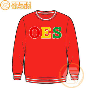 Commande personnalisée Eastern Star Sweatshirt d'hiver brodé en molleton de coton Trésors grecs de haute qualité pour femmes OES - Product Image 2