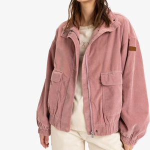 Wholesale Price Custom Logo OEM Winter Loose <b>Corduroy</b> <b>Jacket</b> <b>Women</b> Outdoor <b>Jacket</b> Custom Manufacturer Winter Bomber <b>Jacket</b> 2026 - Product Image 1