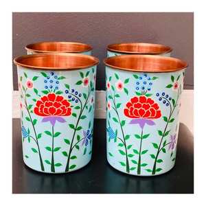 Más vendidos con precio barato Vaso hecho a mano Logotipo personalizado Beber Oem Exportador DE LA India con calidad superior - Product Image 1