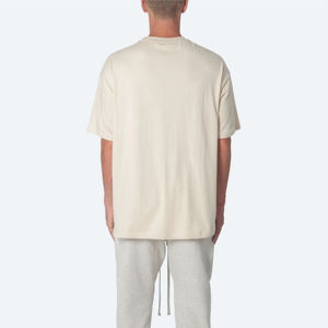 Camisetas de algodón 100% de ajuste relajado de alta calidad para hombres, colores personalizados e impresión de logotipos, compatible con OEM, Exportación de moda - Product Image 6