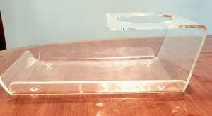 Bandeja de servicio de acrílico grande de primera calidad Diseño personalizado simple Perfecto para la presentación de alimentos en la cocina casera y el uso en restaurantes - Product Image 5