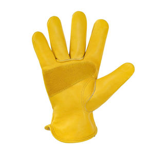 Gants de travail en cuir avec revêtement PU lisse pour une sensibilité accrue, utilisation extérieure en hiver, protection thermique - Product Image 6