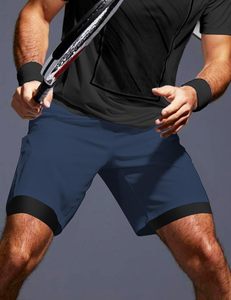 Pantalones cortos de malla atléticos personalizados con forro de compresión bolsillo para teléfono estilo deportivo para entrenamiento deportes Fitness gimnasio correr Jogging - Product Image 6