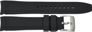 Unisex JD371 Black Sport Silicone Smartwatch Band Stainless Steel Buckle Soft Adjustable <b>Watch</b> Strap <b>Watch</b> Bands <b>Watch</b> Part - Product Image 6