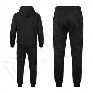 Chándal Deportivo Informal con Capucha para Invierno, Color Sólido Personalizado, Cierre Frontal con Cremallera, Ajuste Regular Cómodo, para Hombre, Gimnasio - Product Image 2